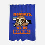On Mondays We Do Nothing-none polyester shower curtain-Boggs Nicolas