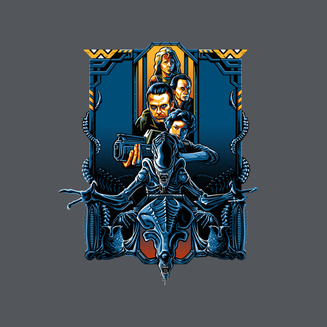 Enter The Aliens-womens v-neck tee-daobiwan