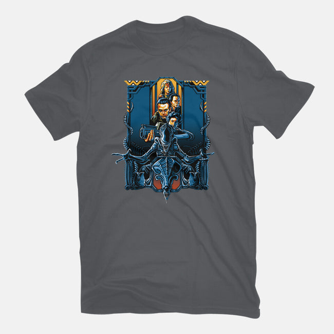 Enter The Aliens-mens basic tee-daobiwan