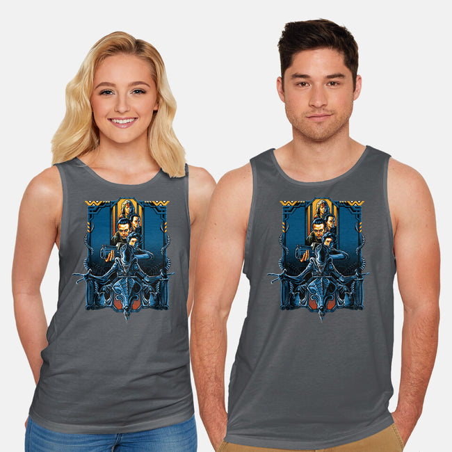 Enter The Aliens-unisex basic tank-daobiwan