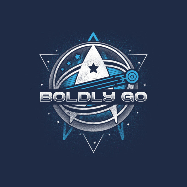 Boldly Into Space-womens v-neck tee-Logozaste