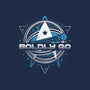Boldly Into Space-none glossy sticker-Logozaste