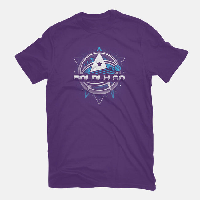 Boldly Into Space-youth basic tee-Logozaste