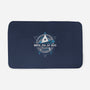 Boldly Into Space-none memory foam bath mat-Logozaste