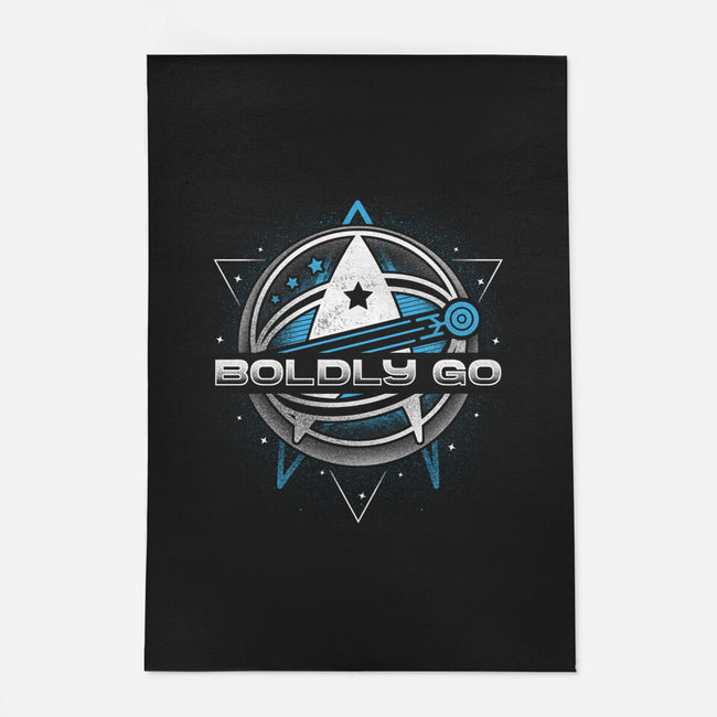 Boldly Into Space-none indoor rug-Logozaste