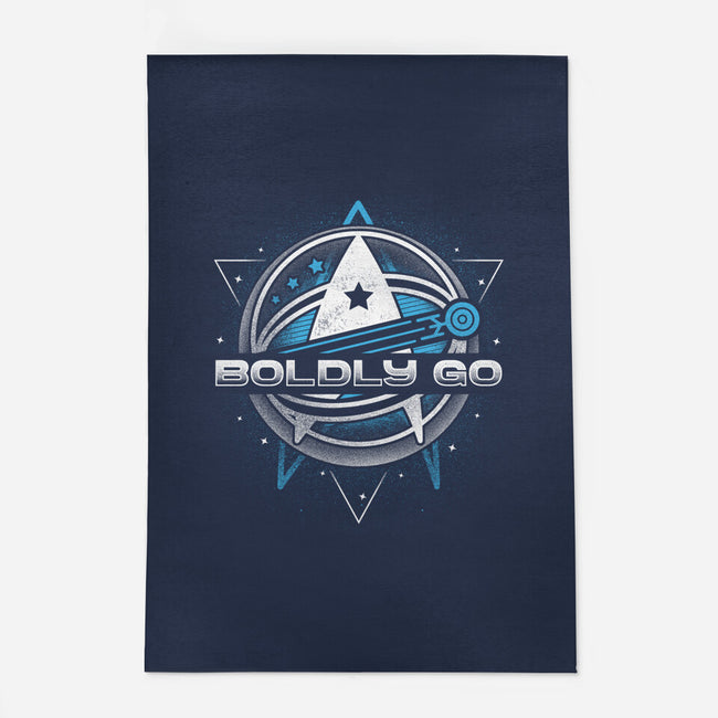Boldly Into Space-none indoor rug-Logozaste