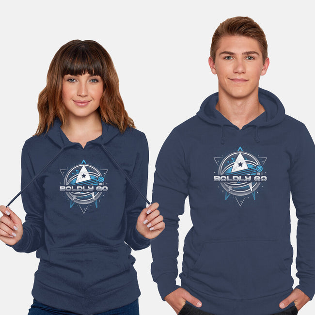 Boldly Into Space-unisex pullover sweatshirt-Logozaste