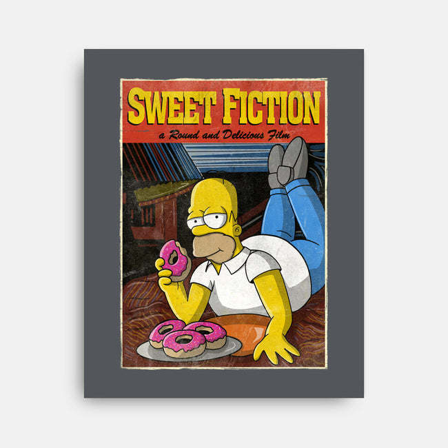 Sweet Fiction-none stretched canvas-NMdesign