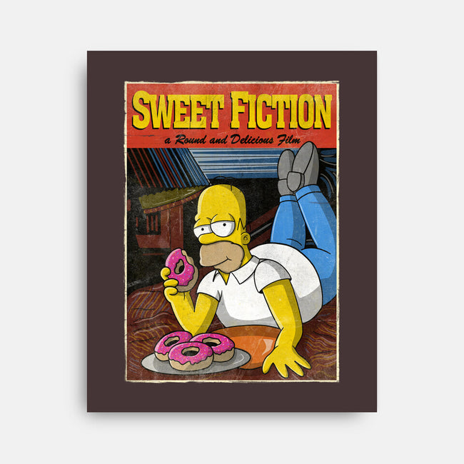 Sweet Fiction-none stretched canvas-NMdesign