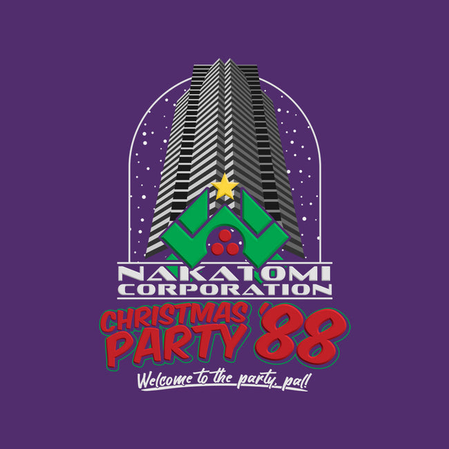Nakatomi Christmas Party '88-womens fitted tee-RoboMega