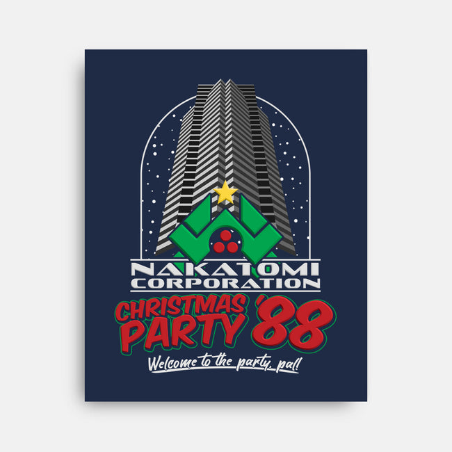 Nakatomi Christmas Party '88-none stretched canvas-RoboMega
