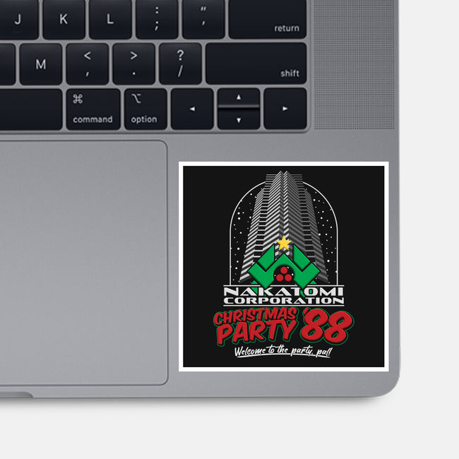 Nakatomi Christmas Party '88-none glossy sticker-RoboMega