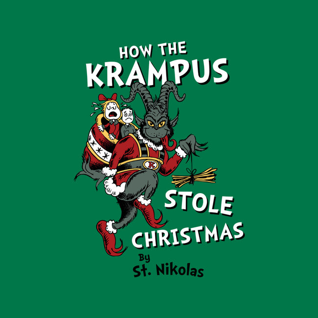 How The Krampus Stole Christmas-none removable cover w insert throw pillow-Nemons