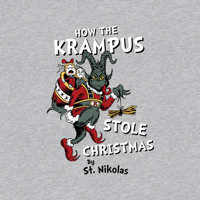 How The Krampus Stole Christmas-womens off shoulder tee-Nemons