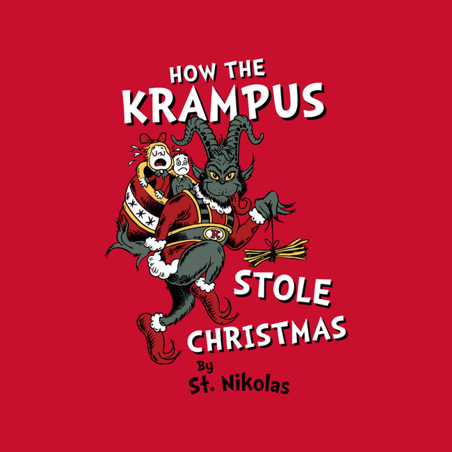 How The Krampus Stole Christmas-womens racerback tank-Nemons