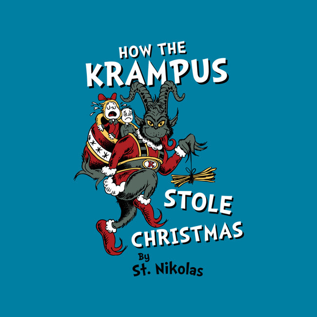 How The Krampus Stole Christmas-none removable cover w insert throw pillow-Nemons