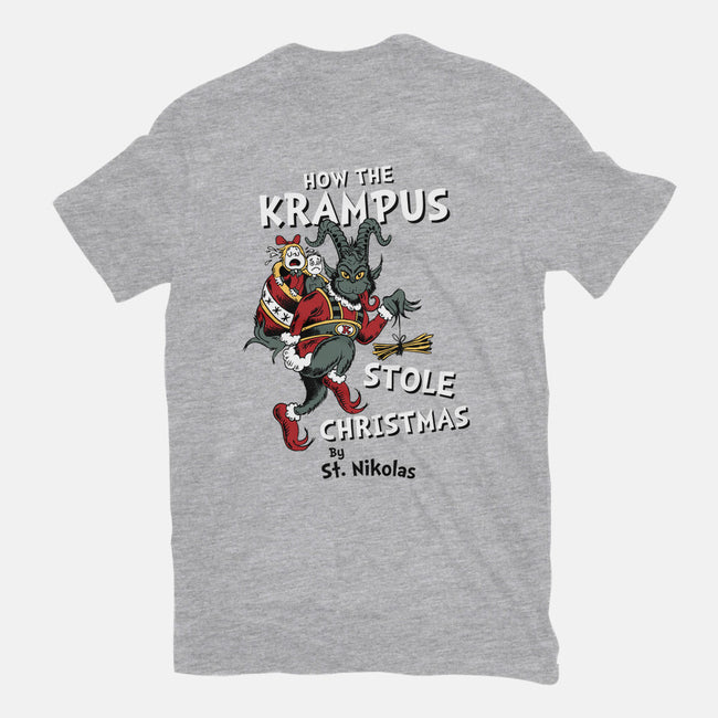 How The Krampus Stole Christmas-youth basic tee-Nemons