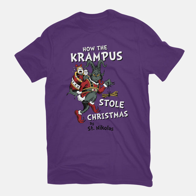 How The Krampus Stole Christmas-womens fitted tee-Nemons