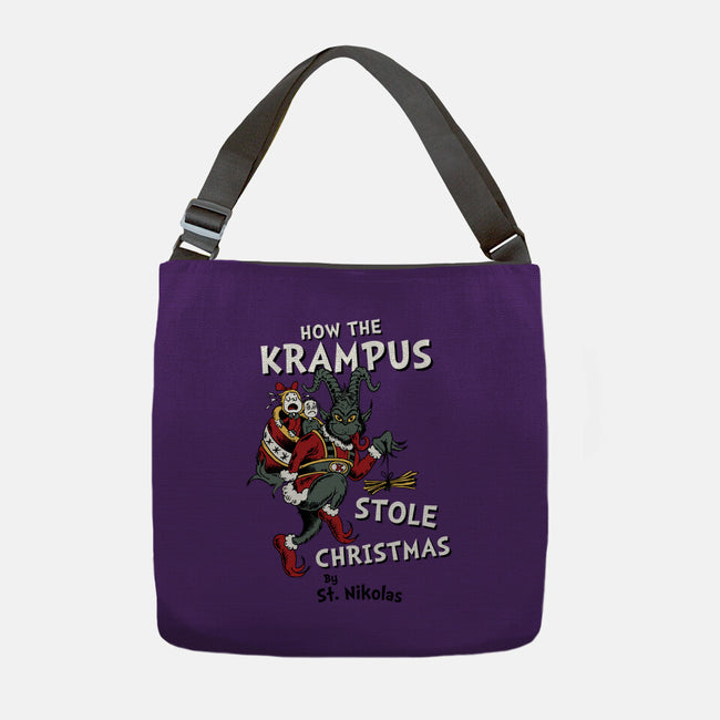 How The Krampus Stole Christmas-none adjustable tote bag-Nemons
