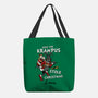 How The Krampus Stole Christmas-none basic tote bag-Nemons