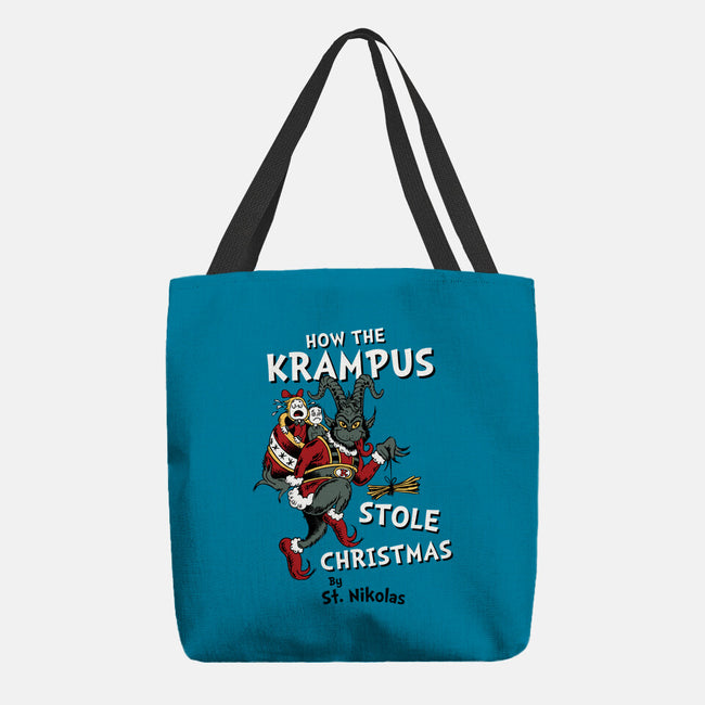 How The Krampus Stole Christmas-none basic tote bag-Nemons