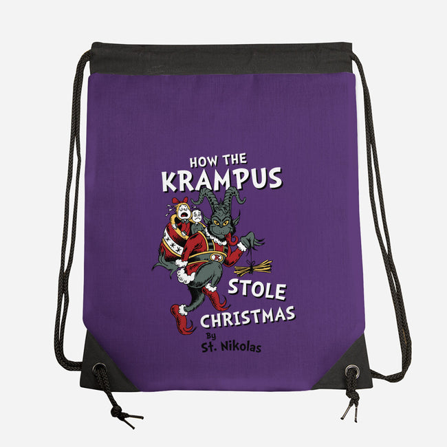 How The Krampus Stole Christmas-none drawstring bag-Nemons