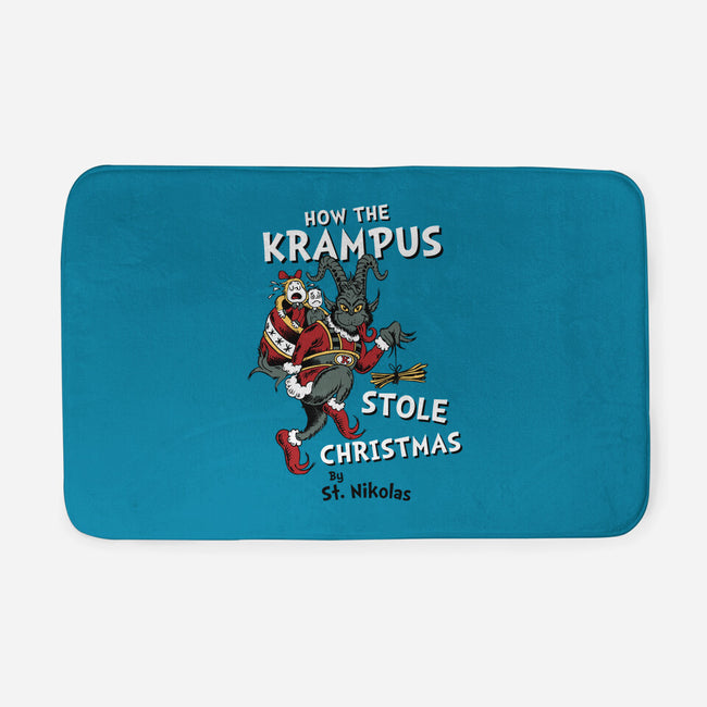 How The Krampus Stole Christmas-none memory foam bath mat-Nemons