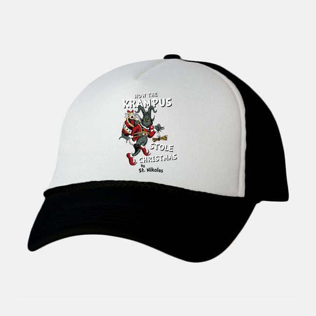 How The Krampus Stole Christmas-unisex trucker hat-Nemons