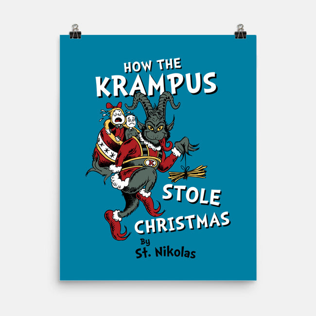 How The Krampus Stole Christmas-none matte poster-Nemons