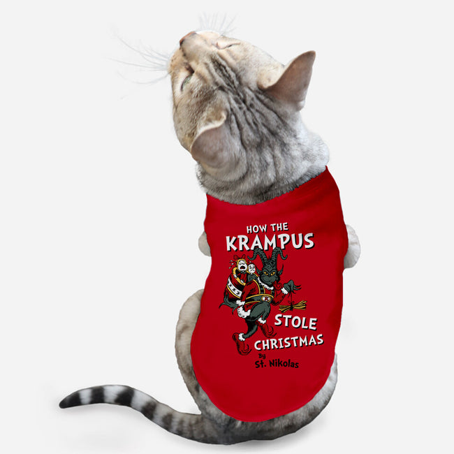 How The Krampus Stole Christmas-cat basic pet tank-Nemons