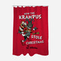 How The Krampus Stole Christmas-none polyester shower curtain-Nemons