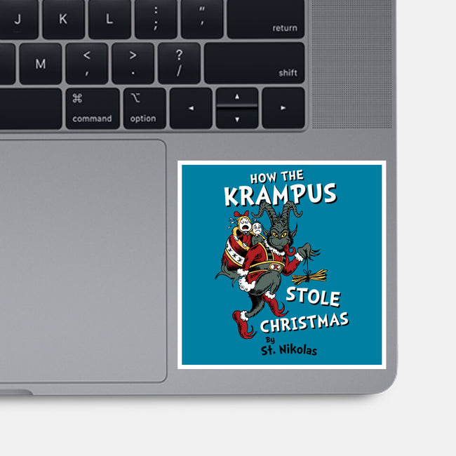 How The Krampus Stole Christmas-none glossy sticker-Nemons