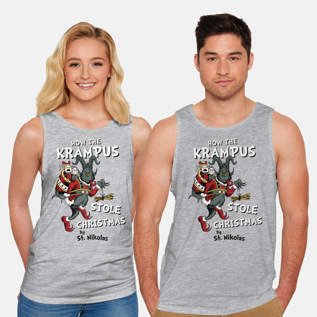 How The Krampus Stole Christmas-unisex basic tank-Nemons