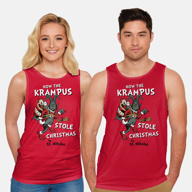 How The Krampus Stole Christmas-unisex basic tank-Nemons