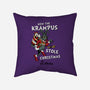 How The Krampus Stole Christmas-none removable cover w insert throw pillow-Nemons