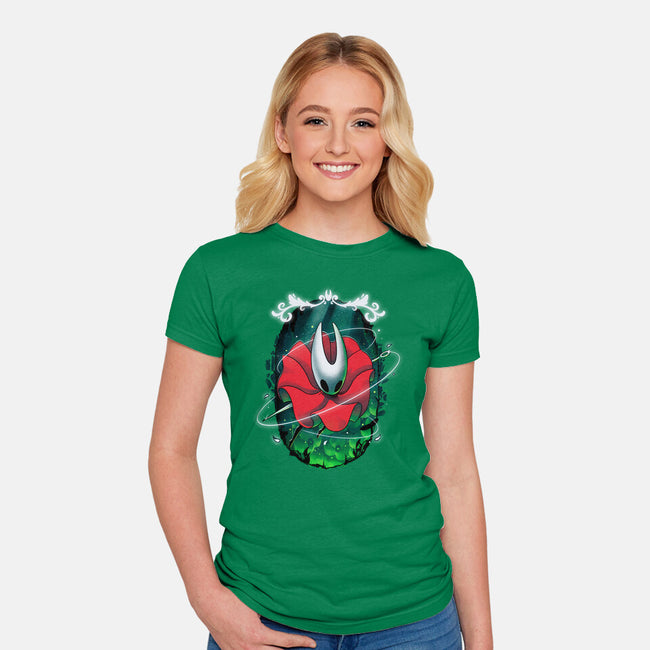 Silk Needle-womens fitted tee-Bruno Mota