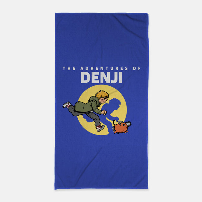 The Adventures Of Denji-none beach towel-Boggs Nicolas