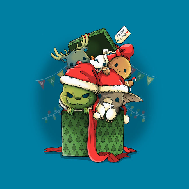 Merry Pet Xmas-womens basic tee-Vallina84