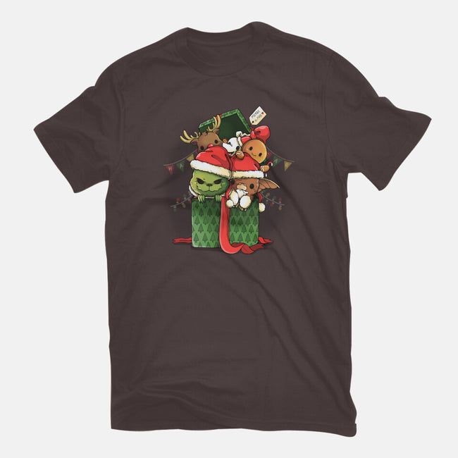 Merry Pet Xmas-womens basic tee-Vallina84