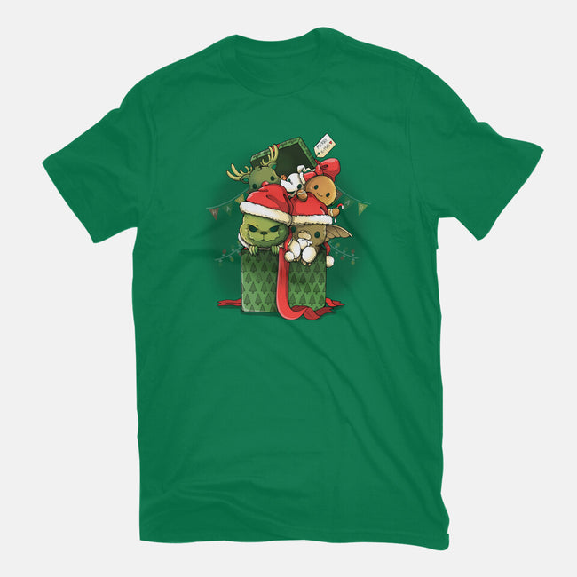 Merry Pet Xmas-womens basic tee-Vallina84