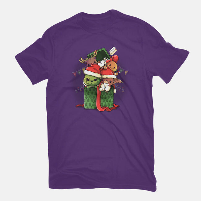Merry Pet Xmas-womens basic tee-Vallina84
