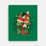 Merry Pet Xmas-none stretched canvas-Vallina84