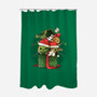 Merry Pet Xmas-none polyester shower curtain-Vallina84