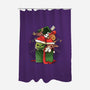 Merry Pet Xmas-none polyester shower curtain-Vallina84