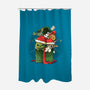 Merry Pet Xmas-none polyester shower curtain-Vallina84