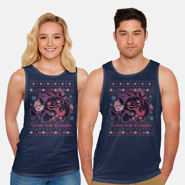 Ugly Christmas-unisex basic tank-xMorfina