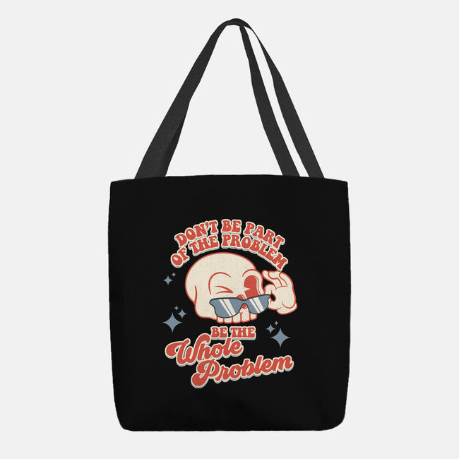 Don't Be Part Of The Problem-none basic tote bag-RoboMega