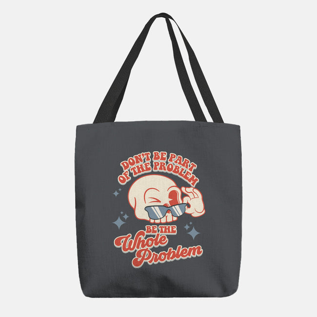 Don't Be Part Of The Problem-none basic tote bag-RoboMega