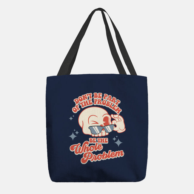 Don't Be Part Of The Problem-none basic tote bag-RoboMega