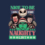 Naughty List Club-none stretched canvas-momma_gorilla